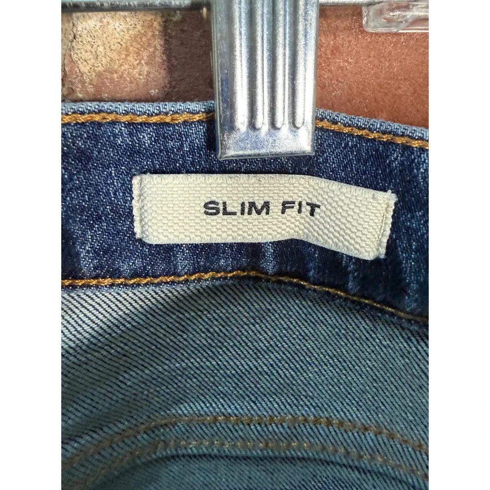 Flint and Tinder HB Slim Fit Stretch Jeans 36x32 Atlantic Wash Huckberry $158